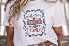 Vintage Farm Sign Embroidery Clipart Product Image 2