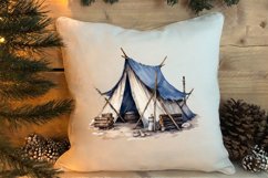 Winter Hiking Clipart Sublimation, Christmas PNG Product Image 4