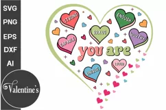 Self Love Valentine PNG Heart Christian | Valentine Quote Product Image 1