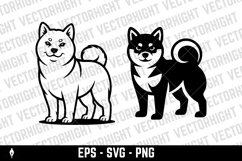 Illustration of a husky dog isolated on white background. Product Image 4