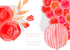 Watercolor Valentine's day Clipart, Love Clipart Product Image 5