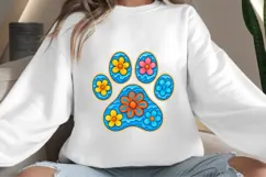 Paw Dog Print Sublimation PNG, Graphic Illustration Crafts Product Image 1