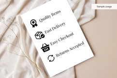 Store Icons SVG Bundle | 46 Ecommerce Website Icons Product Image 4