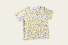 Yellow Tulip Seamless Pattern Product Image 4