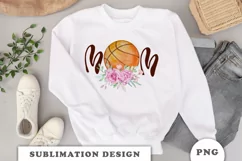 Basketball Mom Sublimation Design png Product Image 4