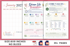2027 Life Goals &amp; Vision Board Planner Product Image 4