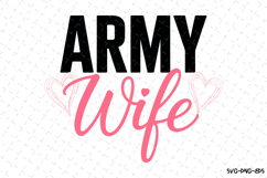 Army Wife svg | 4th of july Svg | Svg Cut Files Product Image 1