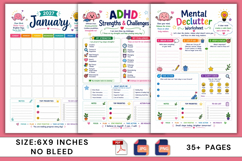 2027 ADHD Mental Clarity Workbook Product Image 4