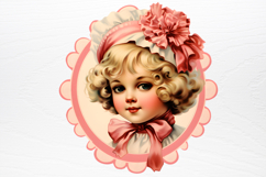 Vintage Pink Christmas Clipart Product Image 4