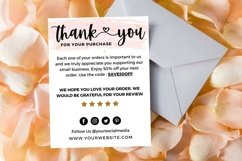 Thank you card for small business Portrait template Canva 02 Product Image 2