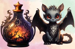 Dark Witch Sublimation Clipart Bundle, Dark Witch Sublimatio Product Image 5