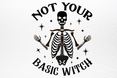 Witch skeleton SVG Product Image 4