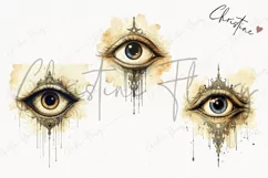 Vintage Goth Eye Clipart | Vintage Gothic PNG Product Image 3