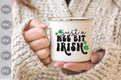 Just A Wee Bit Irish SVG Design - St. Patricks Shirt Product Image 2