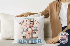 Pin Up Girl Sublimation Design Sarcastic Quote Tshirt PNG Product Image 3