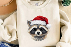 Adorable Christmas Animal Sublimation, Christmas Png Product Image 3