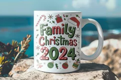 Family Christmas 2024 Holiday Icons Png Product Image 2