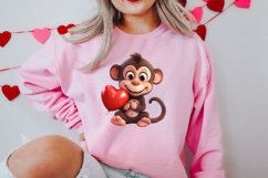 Valentines Day Animals Clipart Bundle, Valentines Day Animal Product Image 8