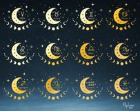 Zodiac signs SVG &amp; PNG clipart, Astrology svg, Horoscope svg Product Image 9