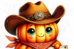 Howdy Pumpkin PNG, Cozy Fall Sublimation Download, Vintage Product Image 4