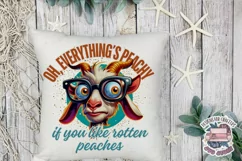 Funny Sarcasm Sublimation design PNG Quote Animal Product Image 4