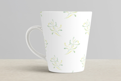 Leaves Green Seamless Pattern Watercolor Greenery Eco Product Image 4