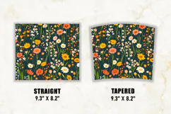 Flower Meadow Tumbler Wrap | 20 oz tumbler wrap Product Image 2