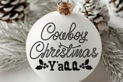 Cowboy Christmas SVG, PNG Cut file Cricut Printable Design Product Image 7