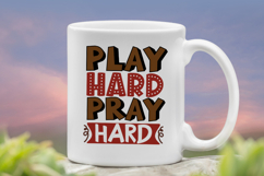Play hard pray hard SVG, Mom Football SVG Bundl Product Image 5