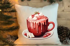 Christmas Hot Cocoa Sublimation Clipart, Christmas PNG Product Image 4