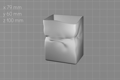 Pen holder stl, Printable desk organizer 3d model Product Image 3