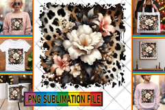 RADIANT PNG Art for TSHIRTS, Leopard Prints Product Image 1