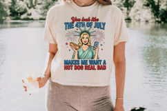 You Look Like the 4th of July Funny PNG T-Shirt|4th of July Product Image 3