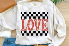 LOVE PNG | Retro Valentine’s Day Sublimation Design Product Image 1