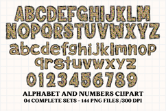 Halloween Alphabet png clipart, halloween letters doodle Product Image 4