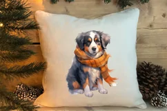 Cold Weather Dogs Sublimation Clipart, Christmas PNG Product Image 4