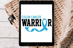 Colon Cancer svg, Colon cancer ribbon Product Image 3