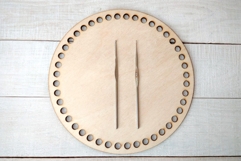 Plain round basket base 8 inch 20 cm digital file CDR SVG Product Image 5