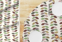 Scandi Leaf Repeat Pattern Product Image 4