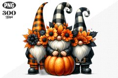 Halloween Gnomes Sublimation - Clipart PNG Design Product Image 1
