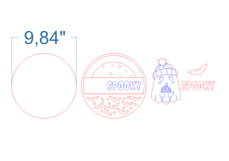 Halloween Ghost SVG laser cut files for Glowforge Product Image 4