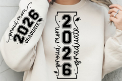 Proud Mom 2026 Graduate SVG PNG Custom shirt, Graduate SVG Product Image 3