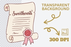 Book Lover Coquette Clipart PNG SVG, Romantic Pink Books Product Image 4