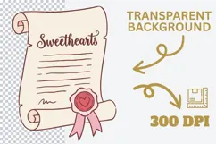 Book Lover Coquette Clipart PNG SVG, Romantic Pink Books Product Image 4