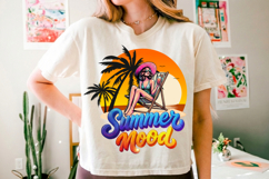 Summer Mood PNG sublimation |Beach &amp; Summer PNG T-Shirt Product Image 10