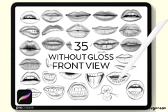 Procreate Lips Stamps | Procreate Brush | Face Product Image 3