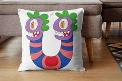 Cute Monster Alphabet Sublimation Bundle Product Image 4
