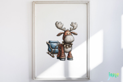 Whimsical Blue Christmas Clipart Product Image 2