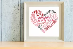 Roses xoxo Hugs kisses Bff cutie love cupid be mine candy Product Image 3