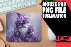Blossom Gnome Sublimation, Mouse Mat Product Image 1